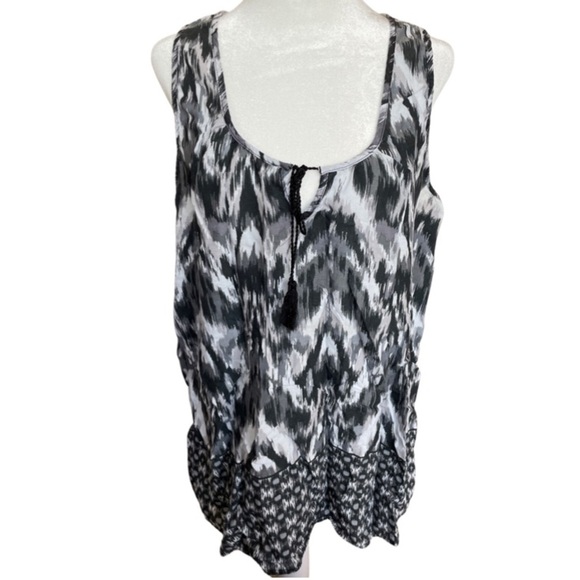 Faded Glory light flowy tunic tank XL - Picture 1 of 5